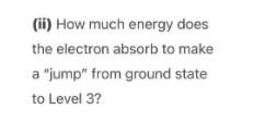 Solved The diagram below shows four energy levels for an | Chegg.com