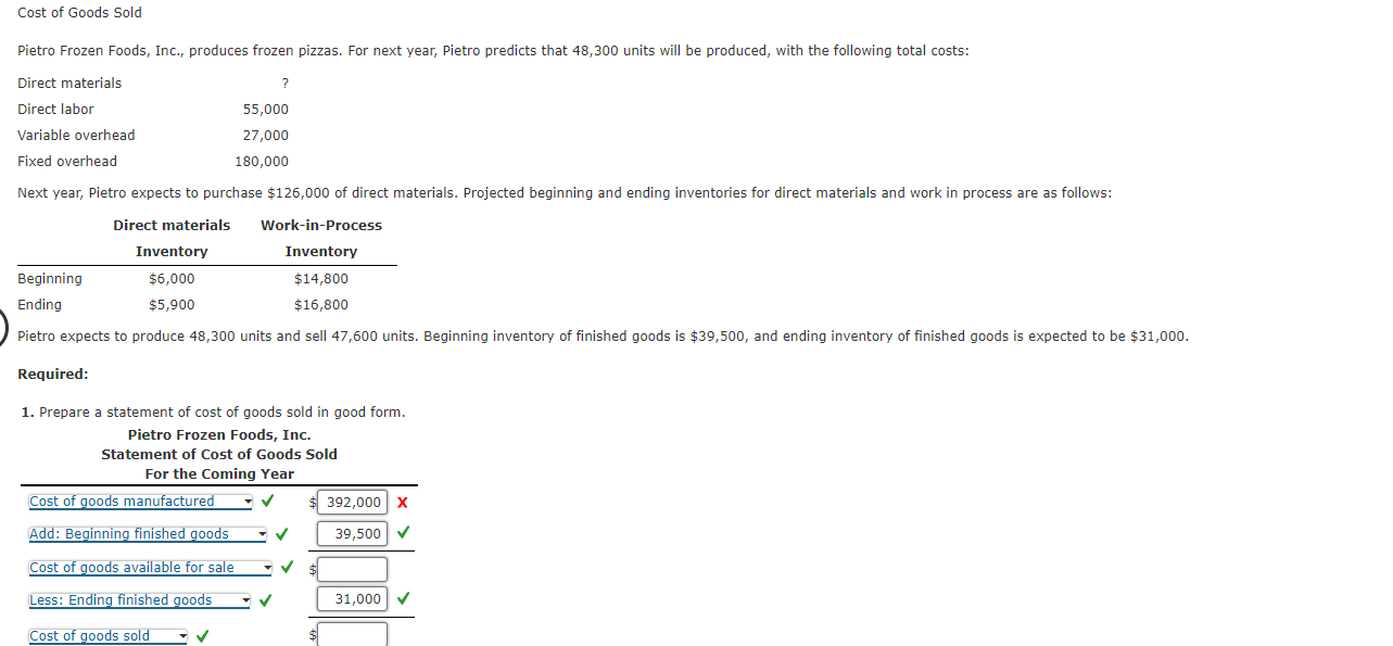 Solved LUSS Cym on dollars to produce g million units, these