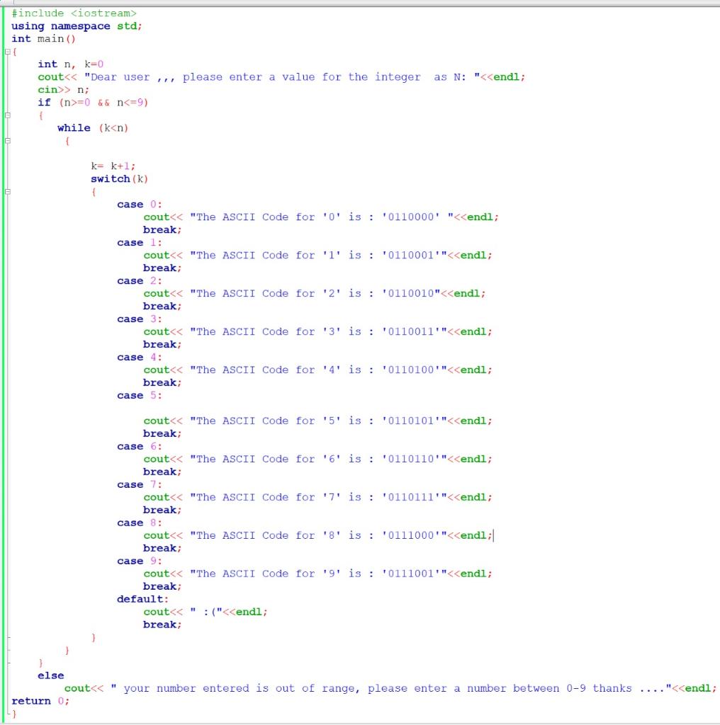 Solved #include Using Namespace Std; Int Main() Please | Chegg.com