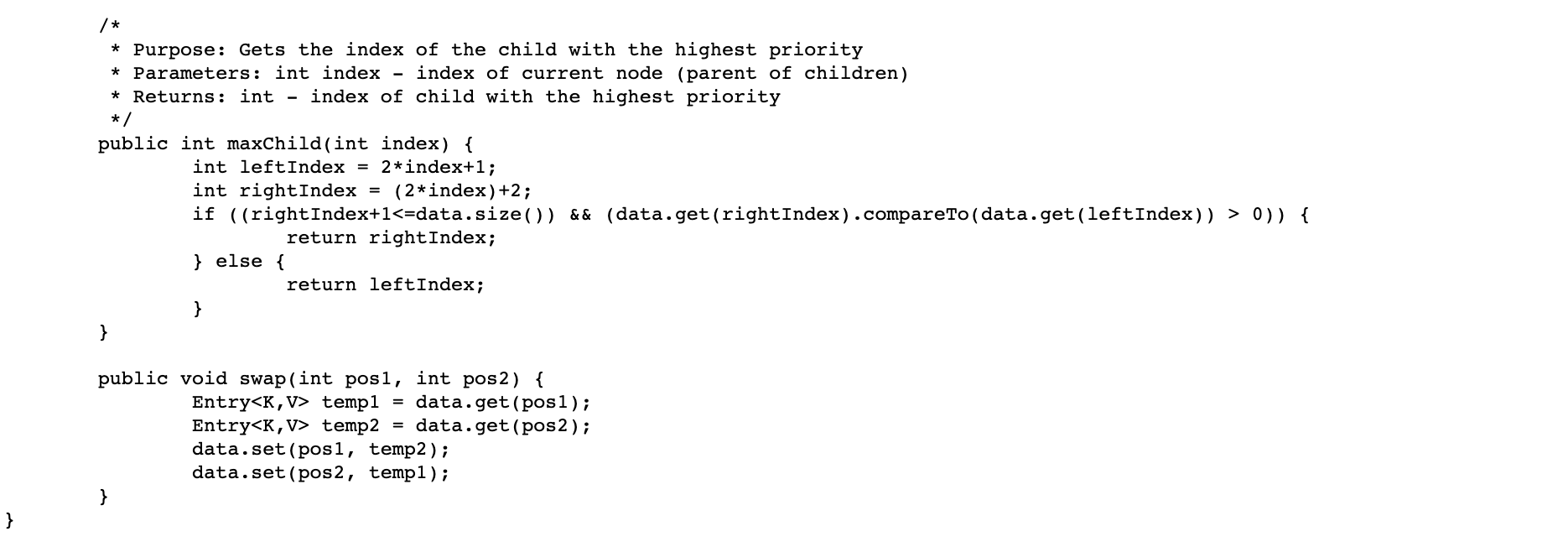 Code in java. Given the following classes, please | Chegg.com