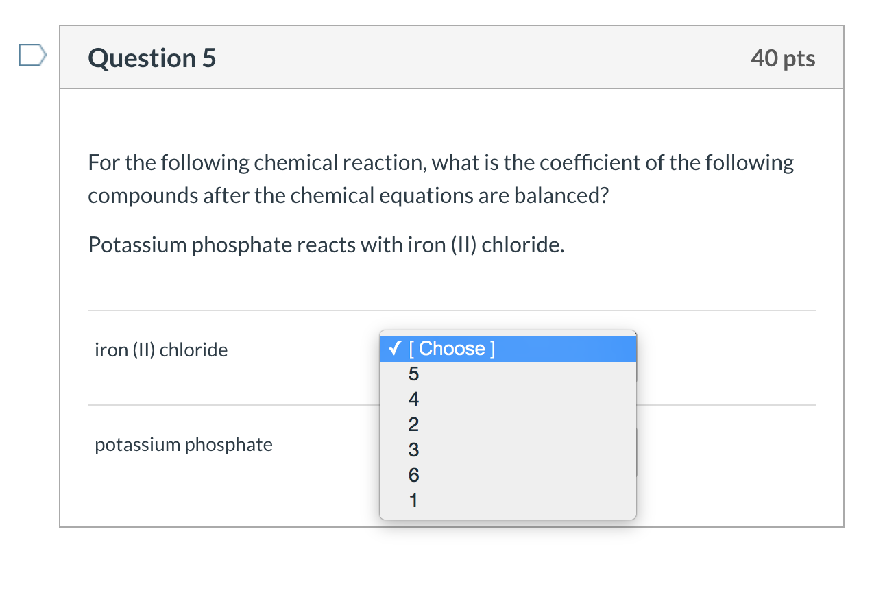 Solved These are the options for each question, what is the | Chegg.com