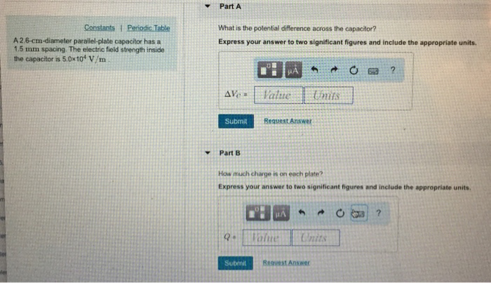 Solved PartA What is the potential difference across the | Chegg.com