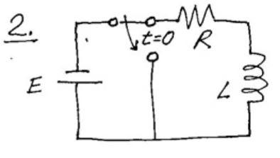 Solved a)Find the current i as a function of time, b)sketch | Chegg.com