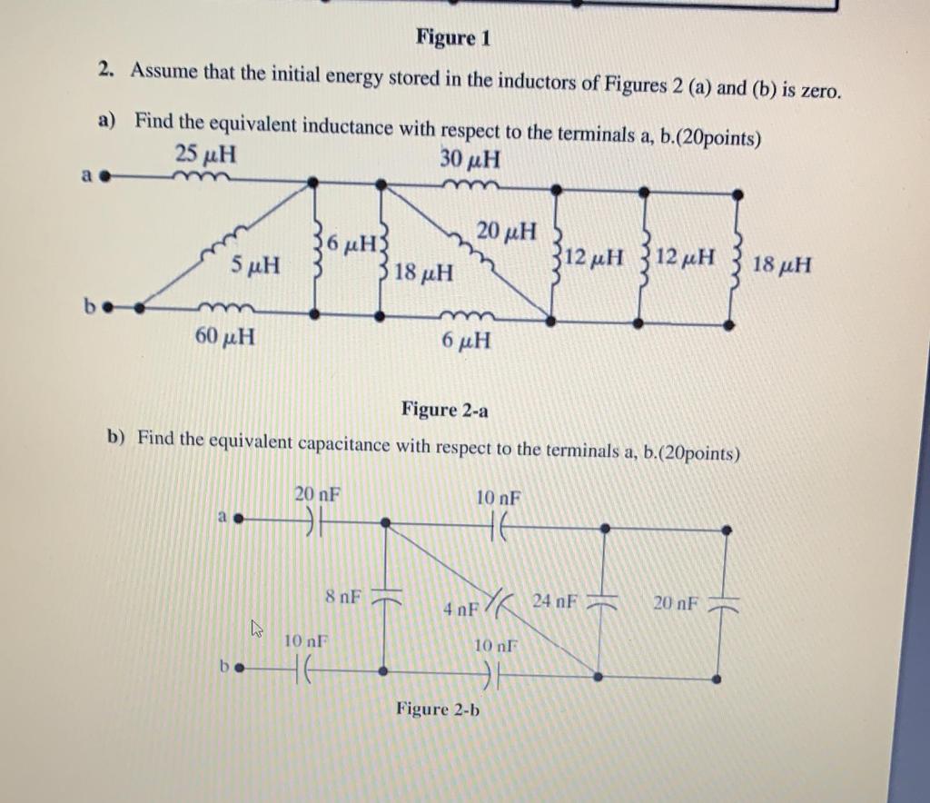 Solved Figure 1 2. Assume That The Initial Energy Stored In | Chegg.com