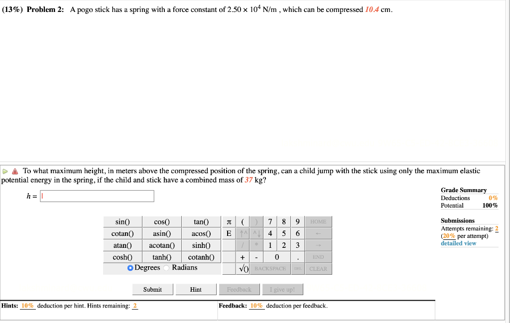 Solved (25\) Problem 4 A tennis ball of mass m=0.061 kg is