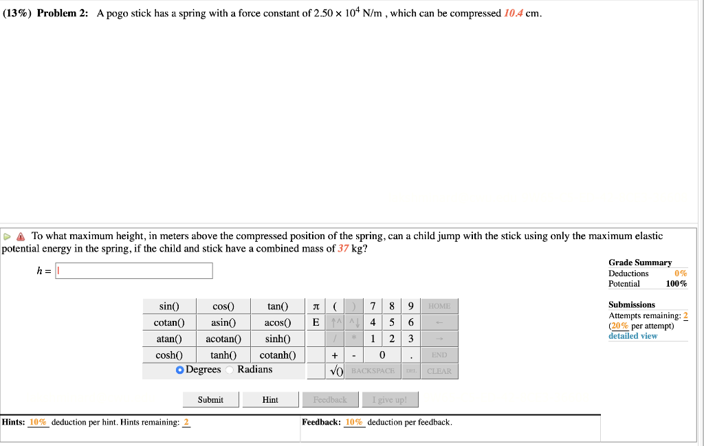 Solved (25\%) Problem 4: A tennis ball of mass m=0.061 kg is | Chegg.com