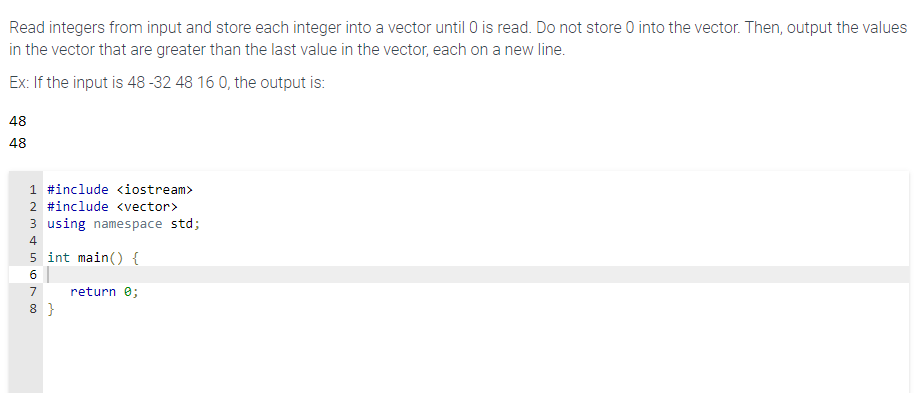 Solved Read integers from input and store each integer into | Chegg.com