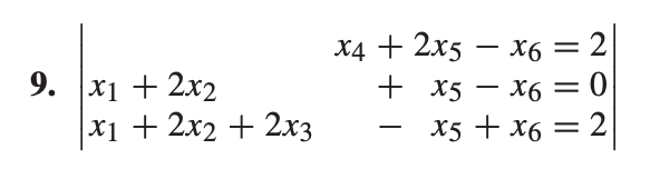 x 6 x 4 5x 2 5 0