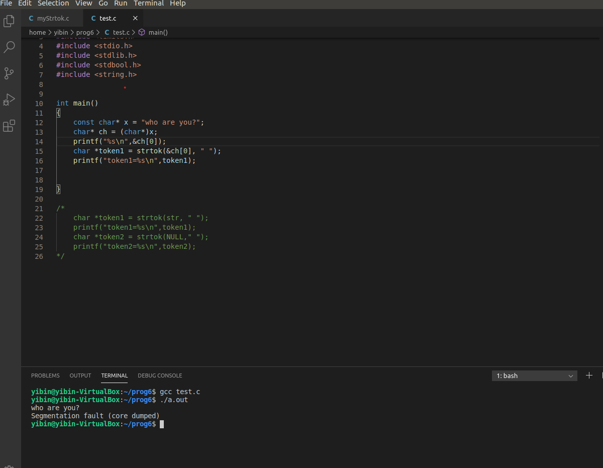 Solved why I can't use strtok here? if you know, what is the | Chegg.com