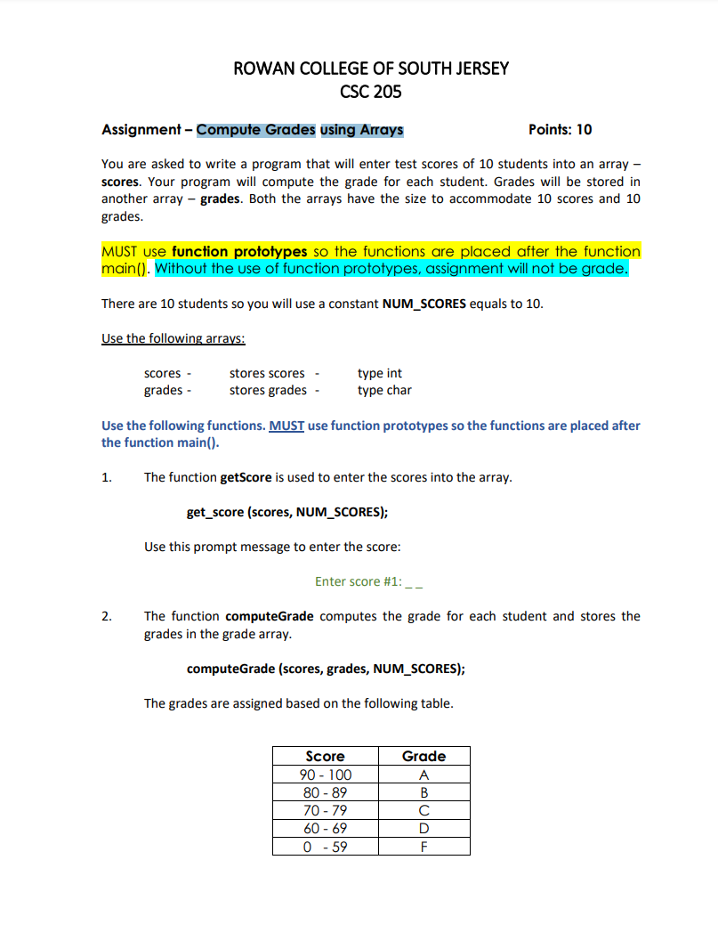 Solved I am trying to run a grade calculator using C++ using | Chegg.com