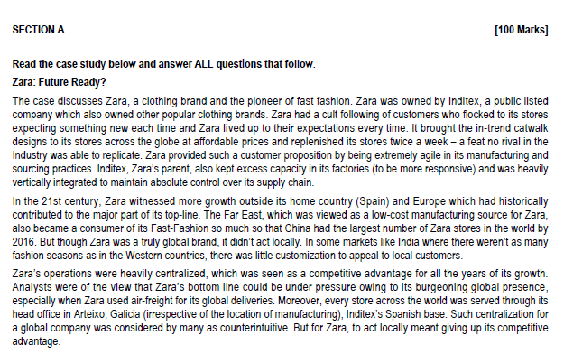 Solved Read the case study below and answer ALL questions | Chegg.com