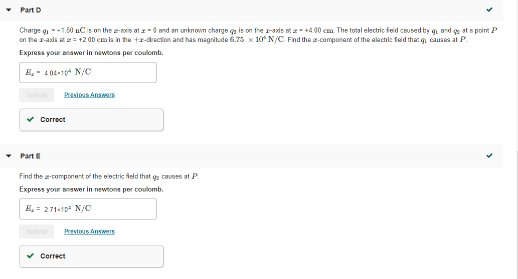 Solved Part A The electric dipole moment of a water molecule | Chegg.com