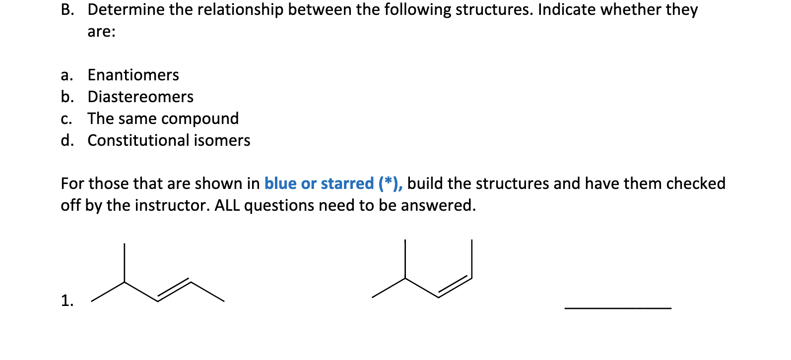 Solved B. Determine The Relationship Between The Following | Chegg.com