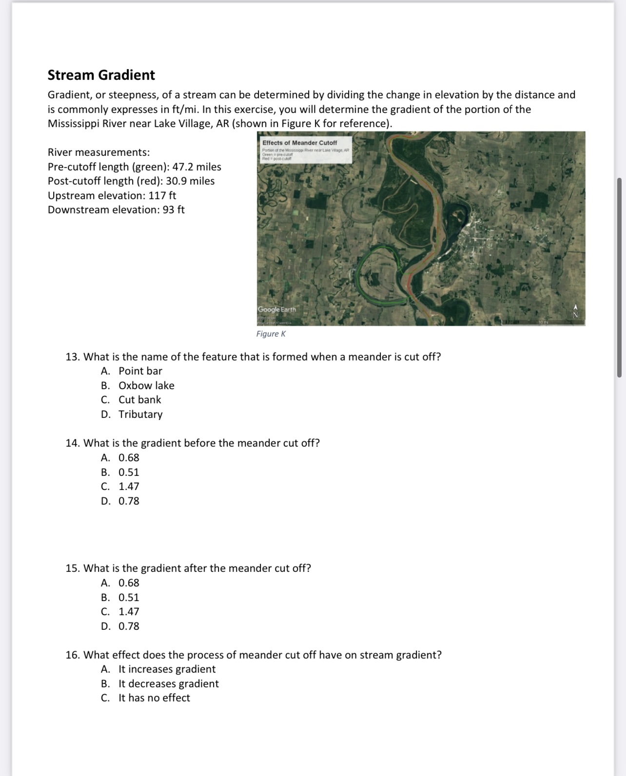 Solved 9. What Type Of Drainage Pattern Is Shown In Figure H | Chegg.com