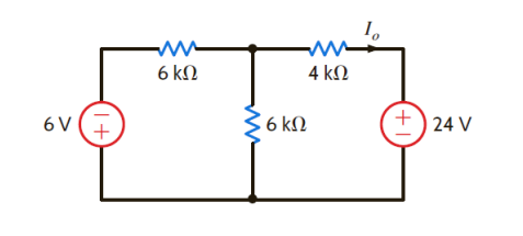 Solved 4. Find Io in the network below using mesh current | Chegg.com