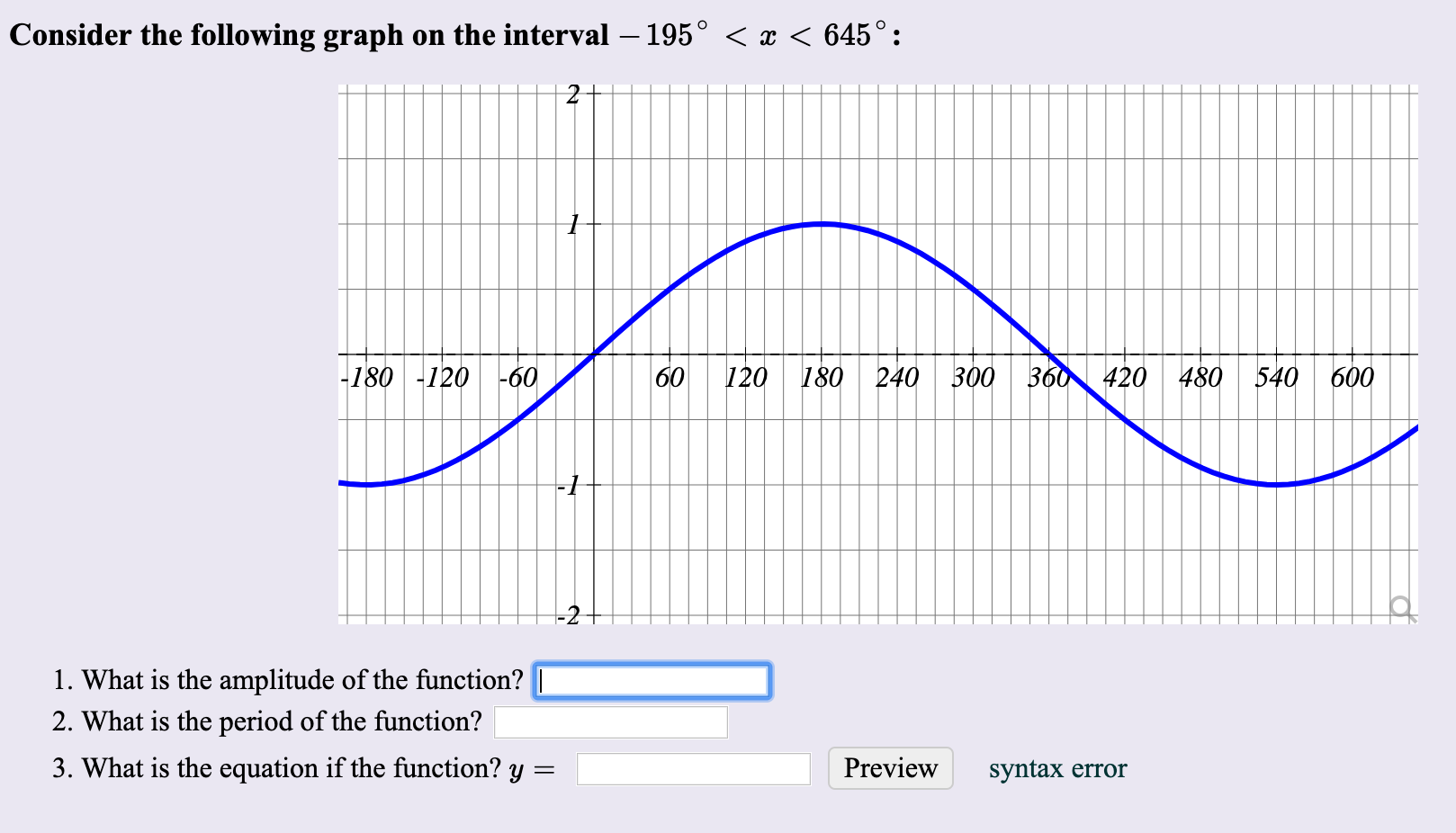 solved consider the following graph on the interval 195 chegg com following graph on the interval 195