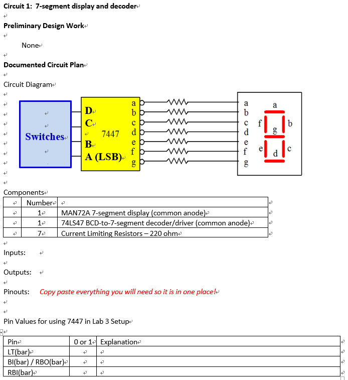 Bcd To 7 Segment Display Using Ic 7447 Circuit Diagram Wiring Draw