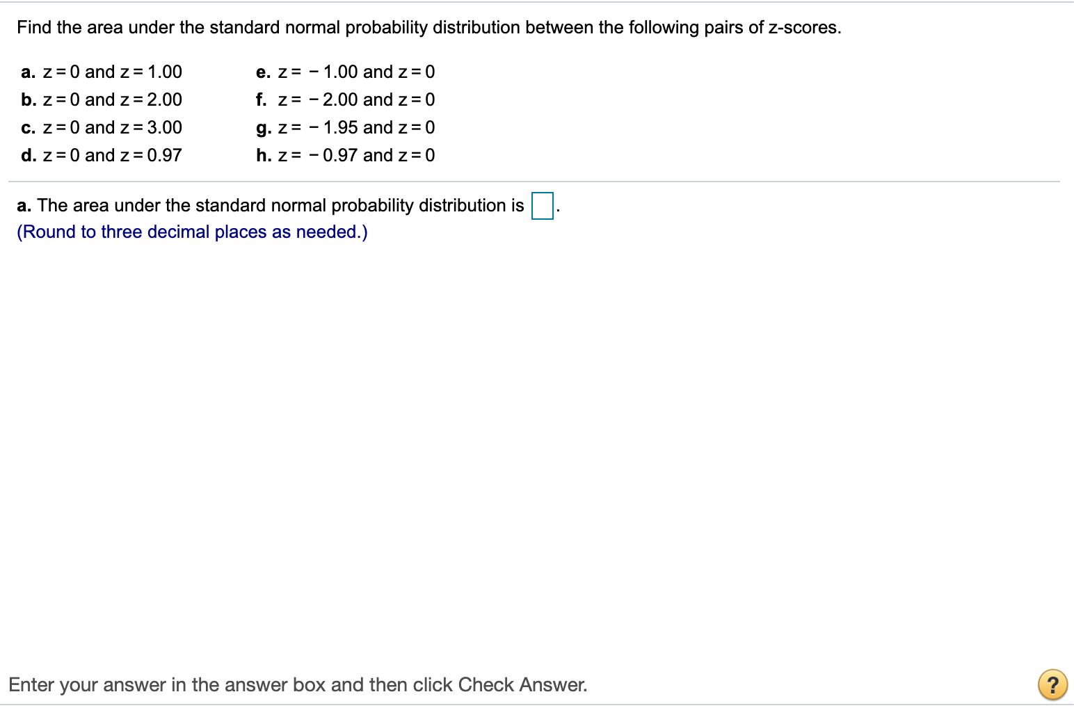 Solved Find The Area Under The Standard Normal Probabilit Chegg Com