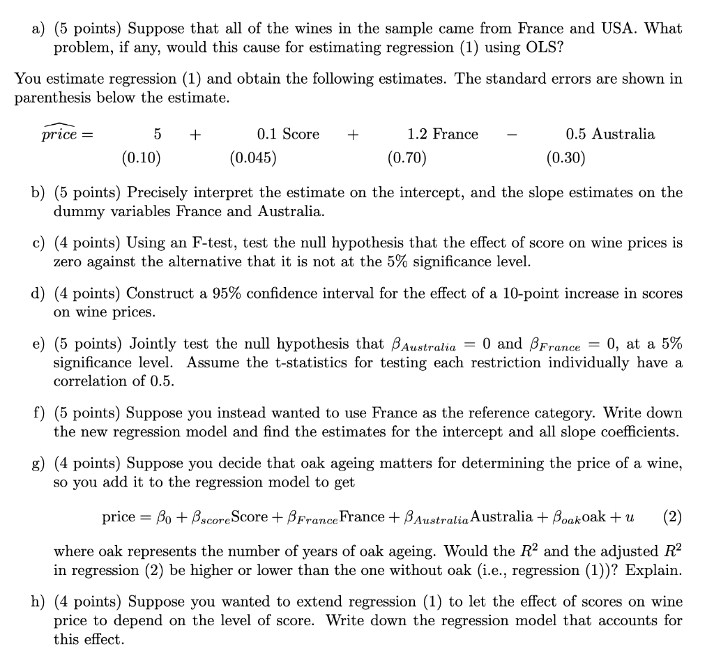 Question 4 - 36 points Suppose you are given the | Chegg.com