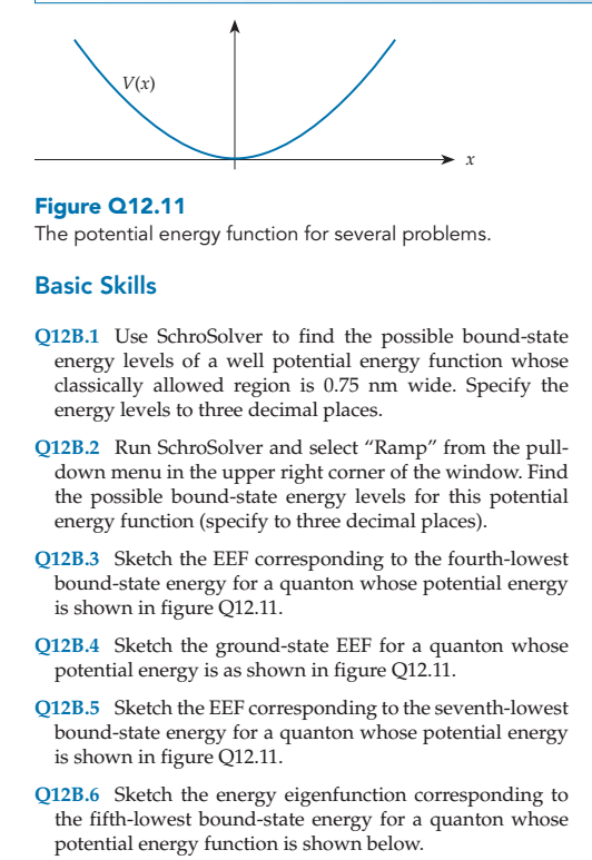Solved V(r) Figure Q12.11 The potential energy function for | Chegg.com