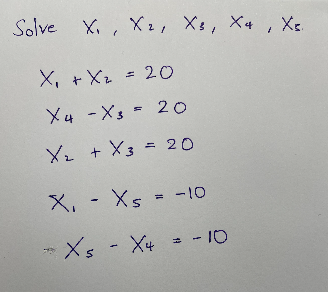 Solve X X2 X3 11