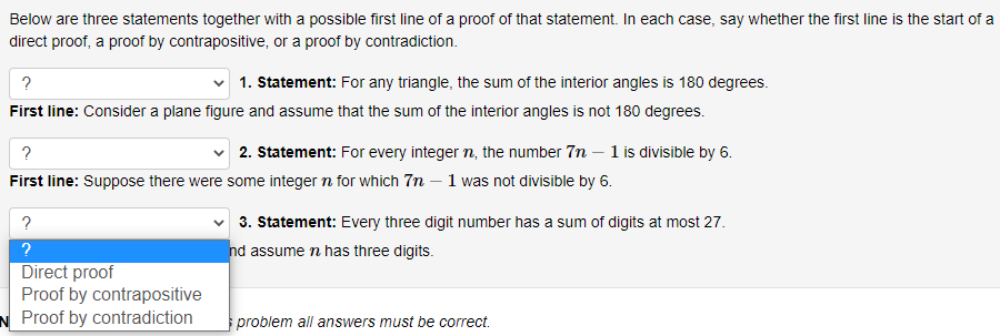 solved-below-are-three-statements-together-with-a-possible-chegg