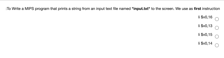 Solved To Write a MIPS program that prints a string from an | Chegg.com