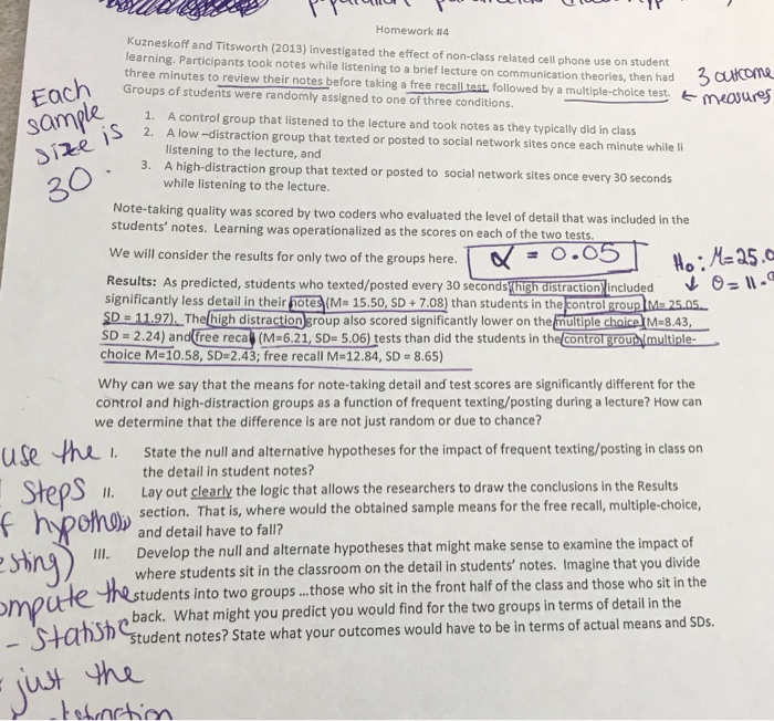 Solved Homework #4 Kuzneskoff and Titsworth (2013) | Chegg.com