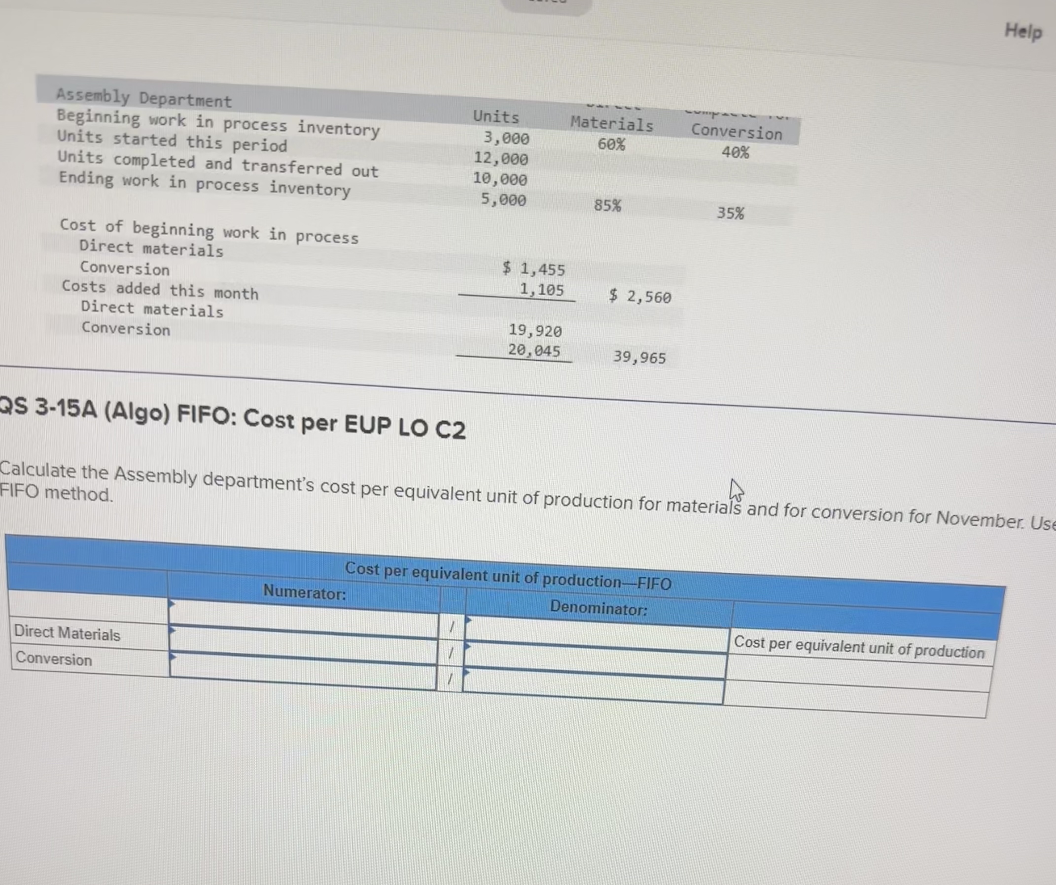 Solved Required information Use the following information | Chegg.com