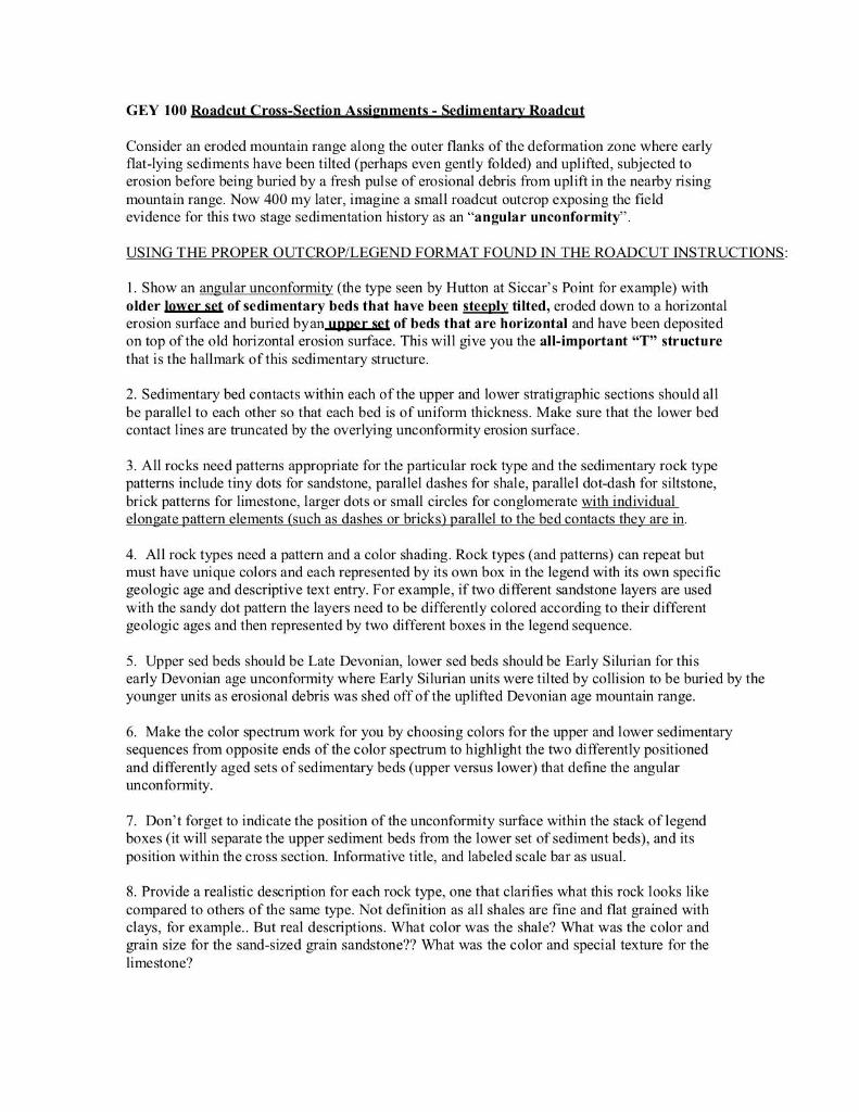 Cross section worksheet pdf picture