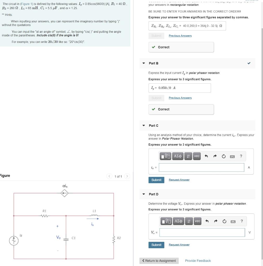 Solved ---- The circuit in (Figure 1) is defined by the | Chegg.com