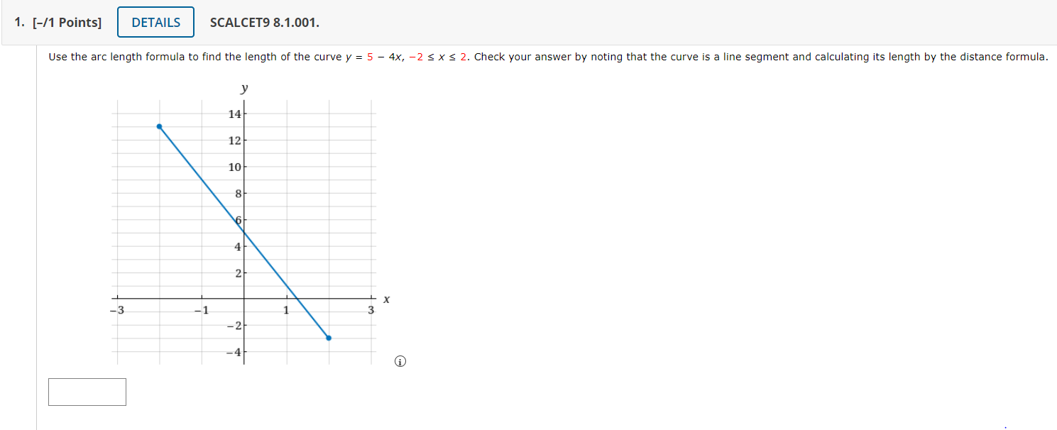 Solved SCALCET9 8.1.001. | Chegg.com