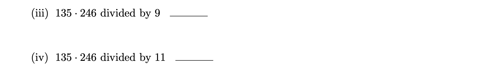 Solved For full credit make sure to show all work. For full | Chegg.com