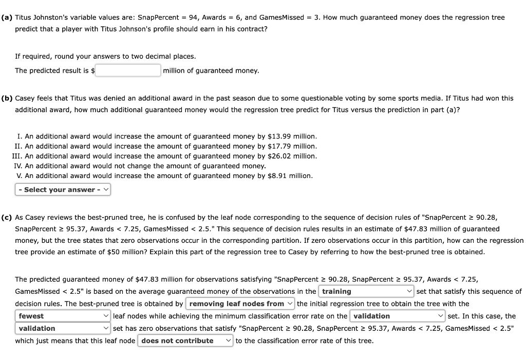 Solved Casey Deesel is a sports agent negotiating a contract