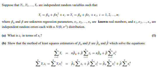 Solved Suppose that Y, Y2, ..., Y are independent random | Chegg.com