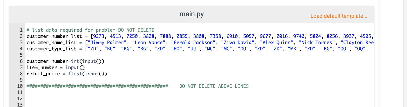 Solved In This Problem You Will Be Provided Starting Code Chegg Com