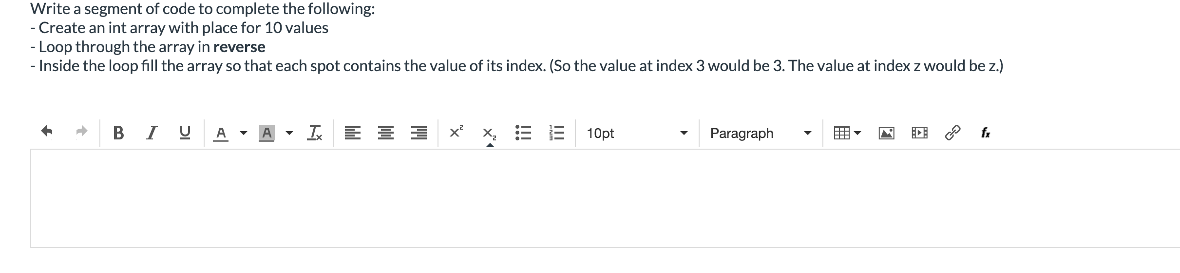 Solved Write a segment of code to complete the following: - | Chegg.com