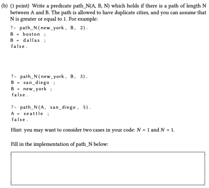 Solved 4. We are going to encode a graph over cities in | Chegg.com