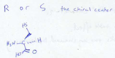 Solved R or S the chiral center HS H Hoi | Chegg.com