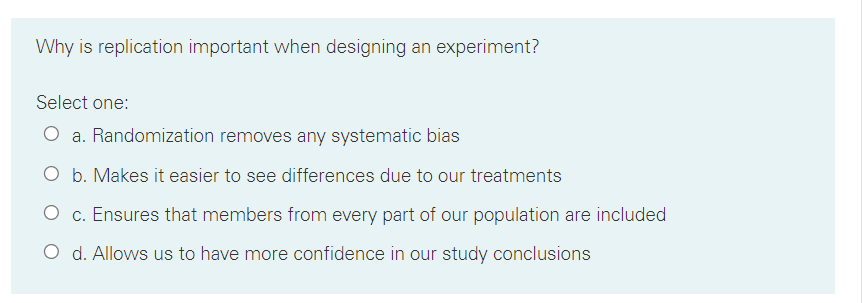 why are replicates important in an experiment