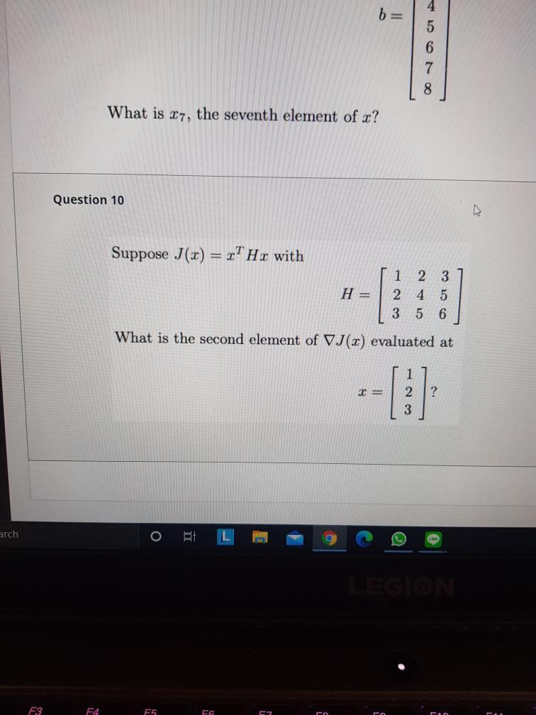 Solved b= 8 What is 27, the seventh element of x? Question | Chegg.com