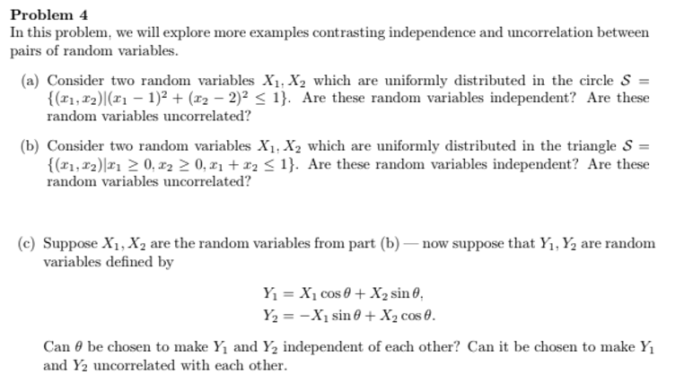 Problem 4 In this problem, we will explore more | Chegg.com