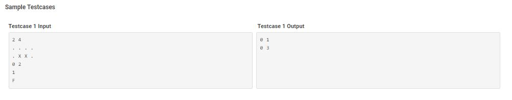 Sample Testcases Testcase 1 Input Testcase 1 Output 24 XX