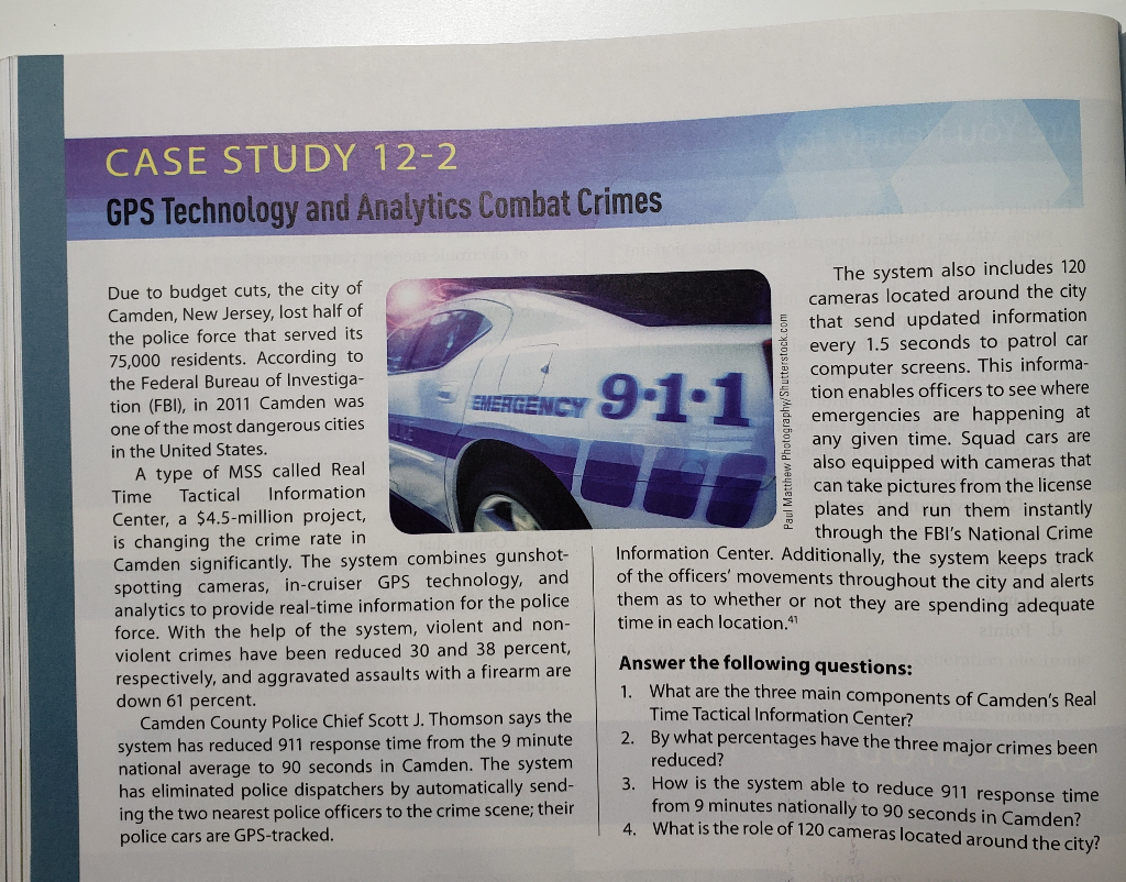 Solved At the end of chapter 12, read the case study 12-2 | Chegg.com