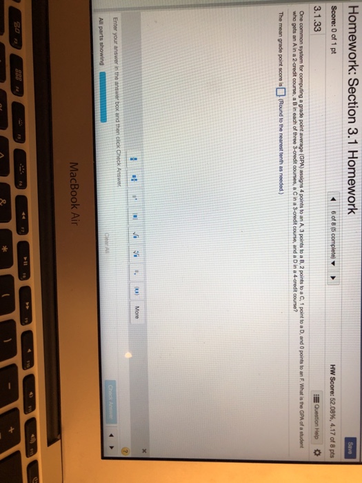 Solved Homework: Section 3.1 Homework 3.1.33 MacBook Air | Chegg.com