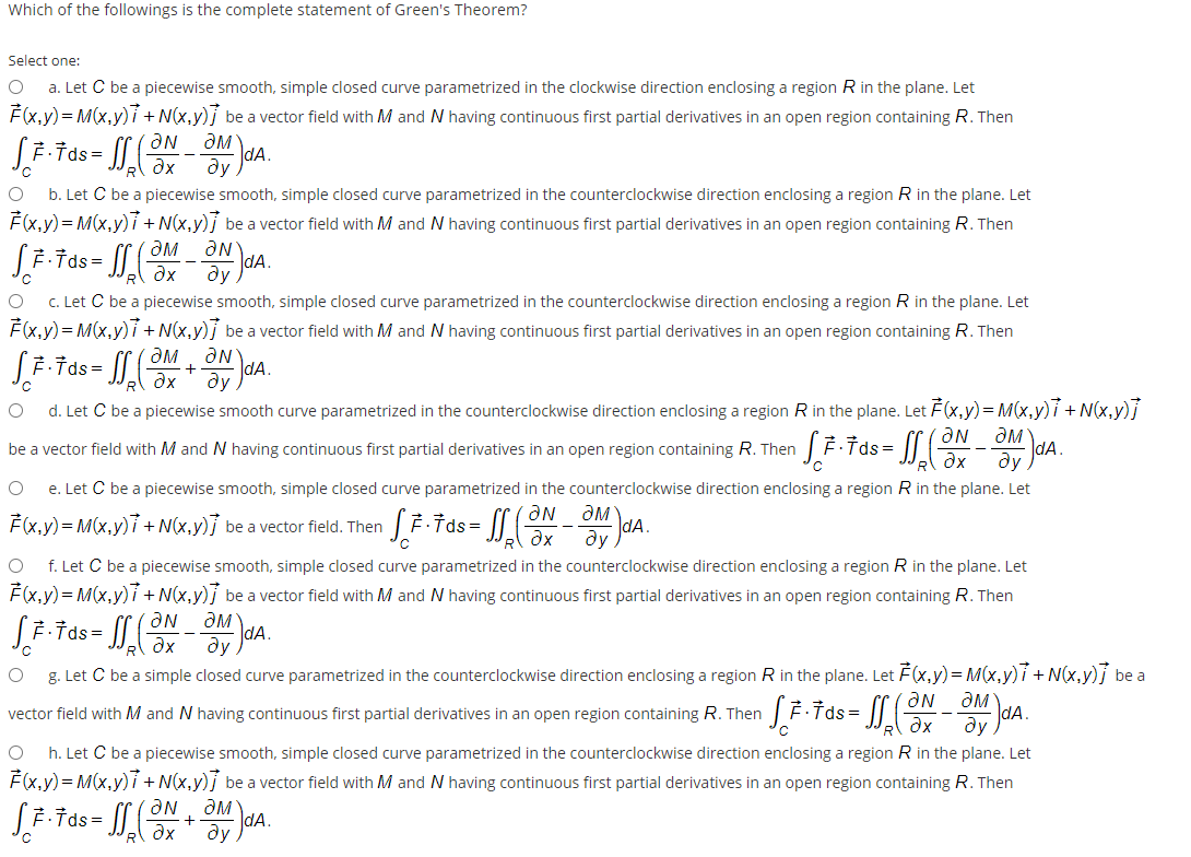 Solved Which Of The Followings Is The Complete Statement Chegg Com