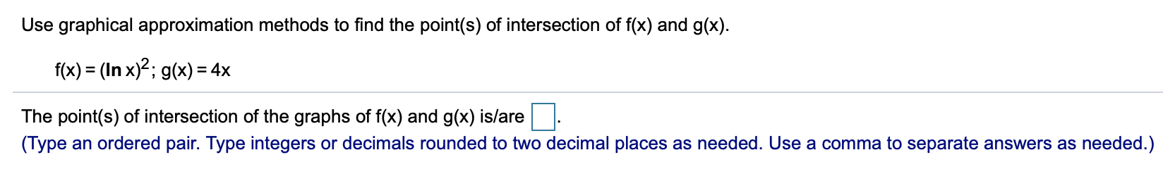 Solved Use graphical approximation methods to find the | Chegg.com