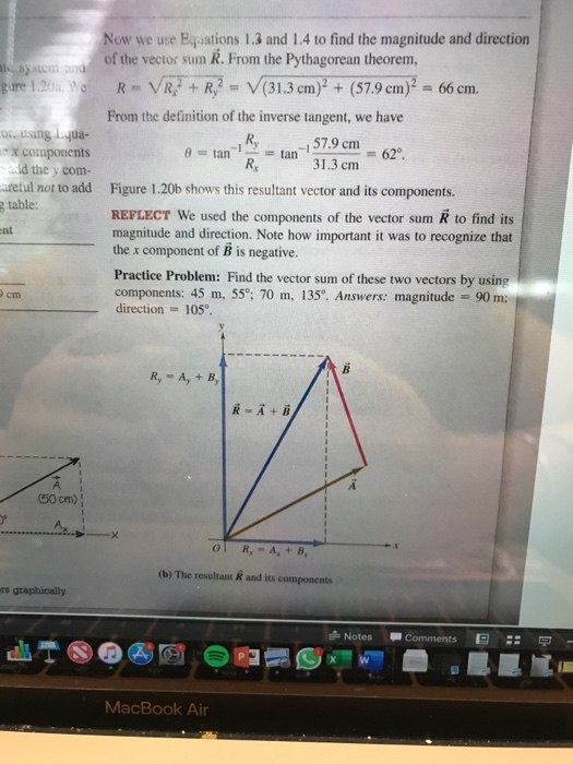 Solved Bpations 1.3 And 1.4 To Find The Magnitude And | Chegg.com