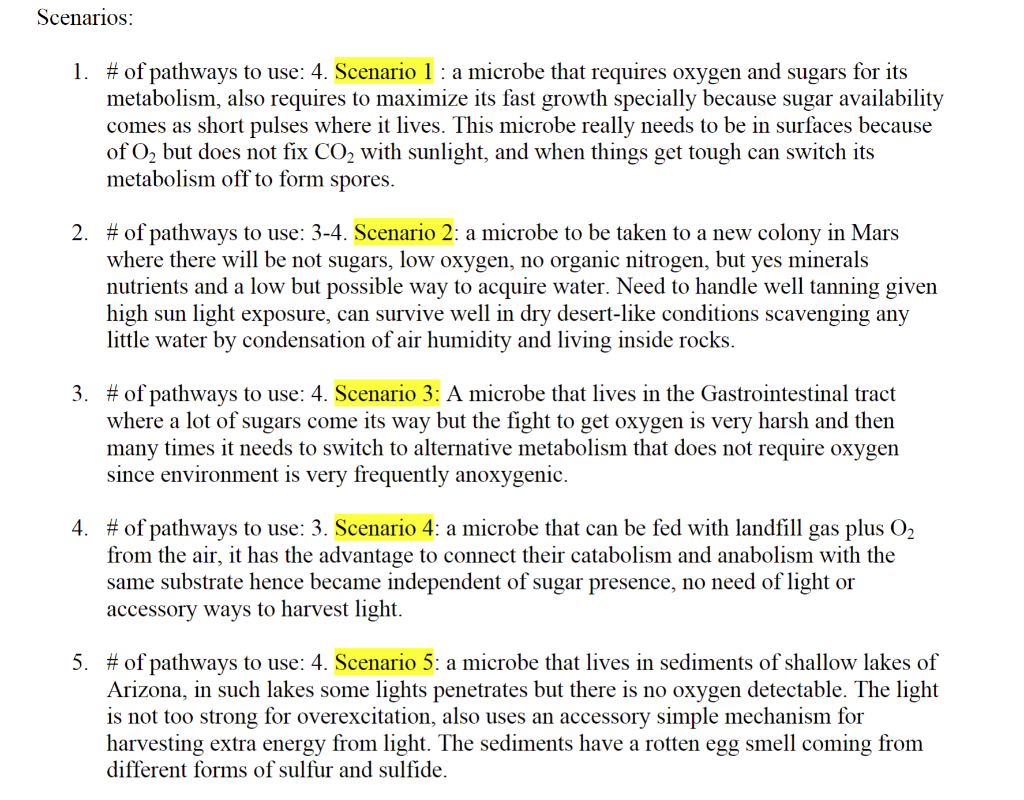 Solved Using The Given Scenarios 1. Solve How Some | Chegg.com