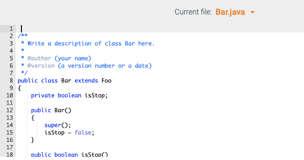 What Is Foo Java Consider the Foo class as provided below. The class | Chegg.com